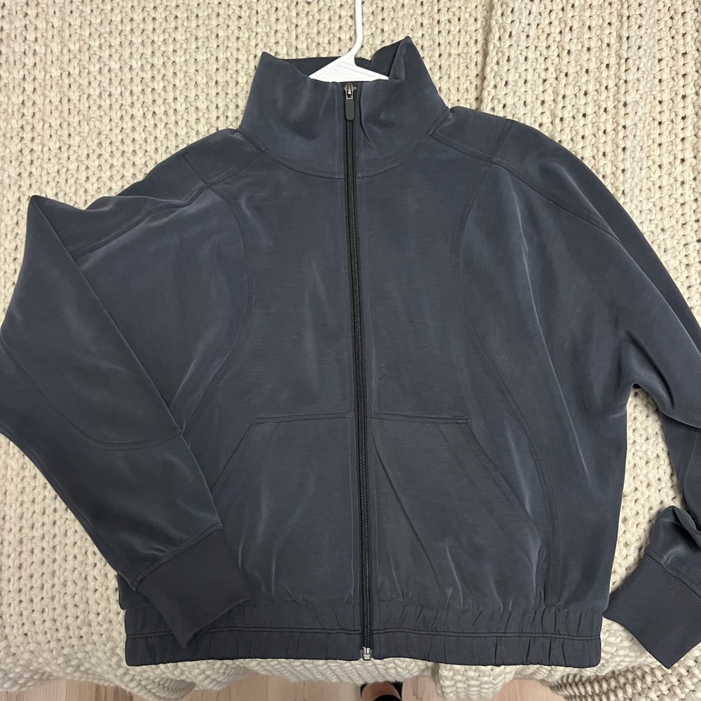 Lululemon Brushed Softstreme Funnel-Neck Zip Up